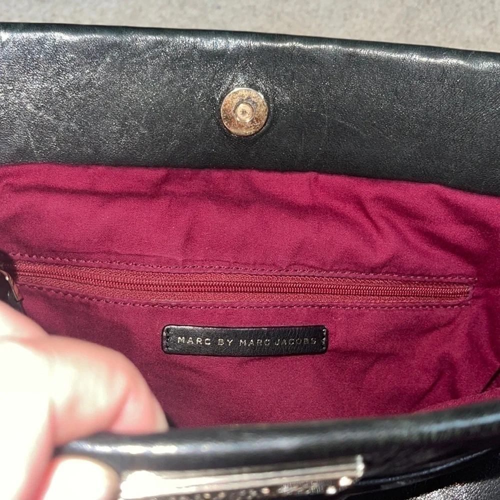 MARC by Marc Jacobs Leather Marchive Hili Black Hobo Bag